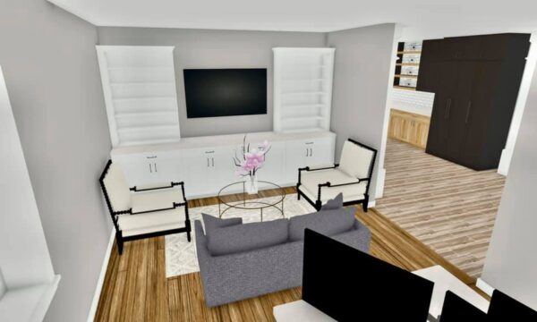 emilys-interiors-3d-rendering-bookcases-built-ins-kitchen-cabinets-in-background