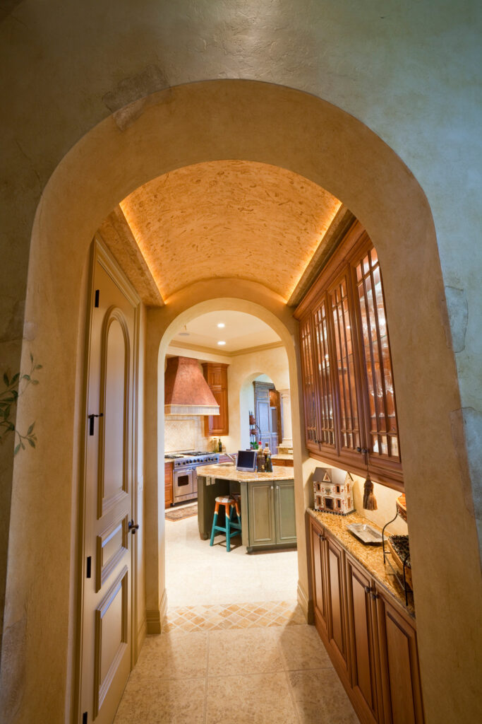 Arched Doorways - Mediterranean Tuscan Kitchen Design