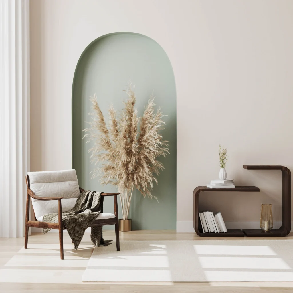 minimalistic organic modern interior design