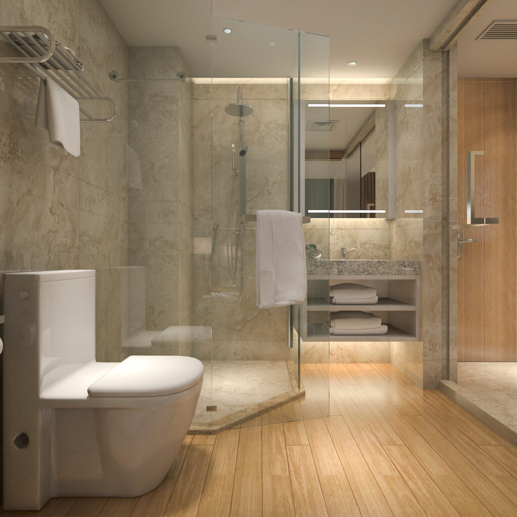 small luxury bathroom design