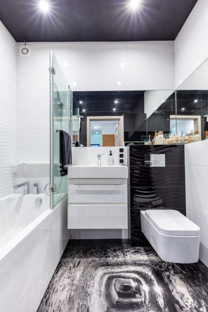small modern and luxury bathroom design